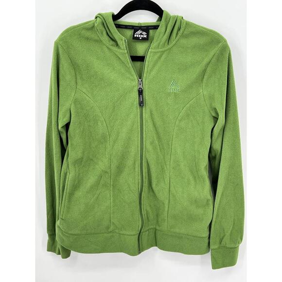RBX Other - Green Full Zip Fleece Hoodie Medium Lightweight Activewear‎ RBX